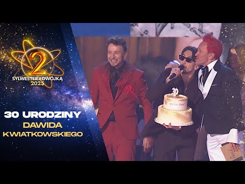 30 urodziny Dawida Kwiatkowskiego na scenie Sylwestra z Dwójką!