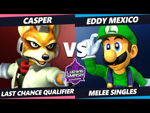 Ludwig Invitational - Casper (Fox) Vs. Eddy Mexico (Luigi) SSBM Melee Tournament