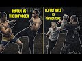 Old Boy David Pulls Back Up Wrestler Vs Brawler WAR