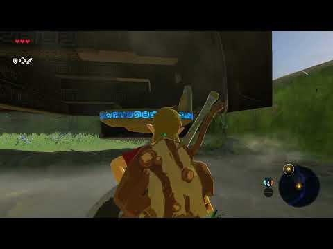 Shield clipping Ja Baij Shrine in Breath of the Wild