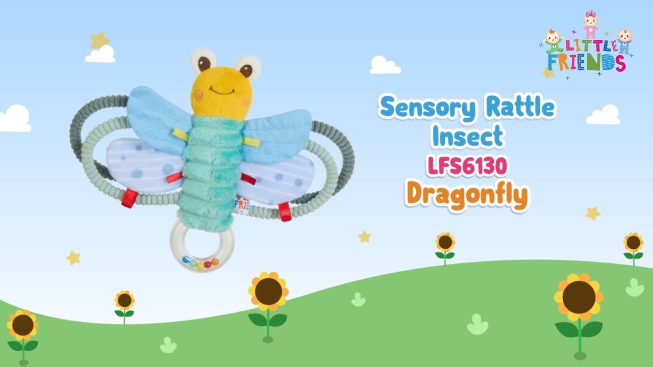Sensory Rattle Insect Dragonfly LFS6130