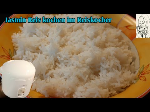 Jasmin reis kochen im Reiskocher/Reis kochen im Reiskocher/My food & My kitchen