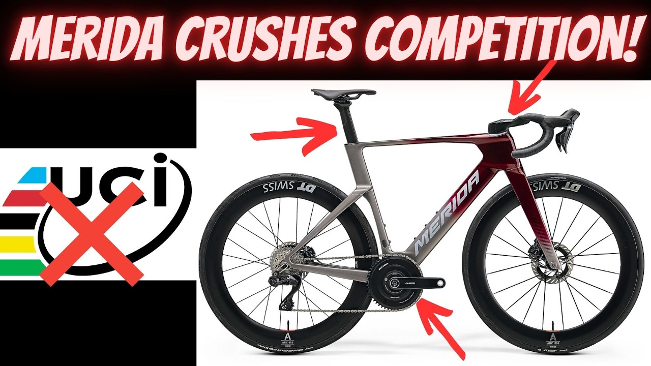 MERIDA gives the FINGER to UCI!! *NEW MERIDA REACTO AERO BIKE!!!*