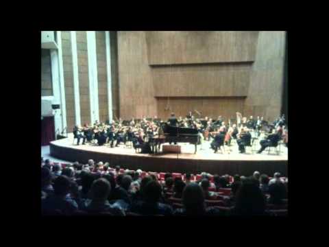 Berenika Glixman Plays LIVE Chopin's 1st Piano Concerto 2nd Mov. with the Jerusalem Symphony Orch.