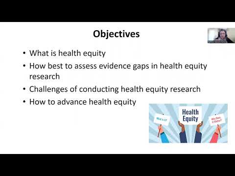 Health Equity Research: What it is and Why it is so Hard to do Well -- Romana Hasnain-Wynia, PhD