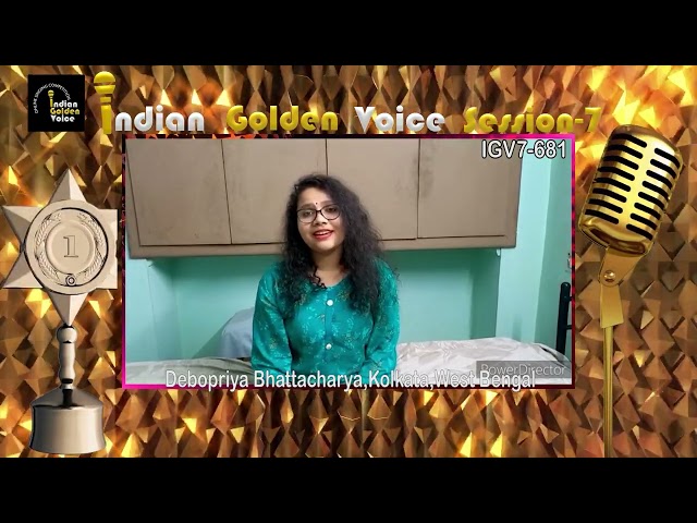 Debopriya – Online Singing Competition – Indian Golden Voice Session 7 – Mangrove Production