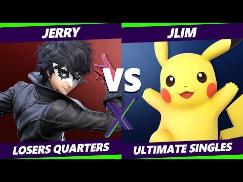 S@X 345 Losers Quarters - Jerry (Joker) Vs. JLim (Pikachu, Snake) Smash Ultimate - SSBU