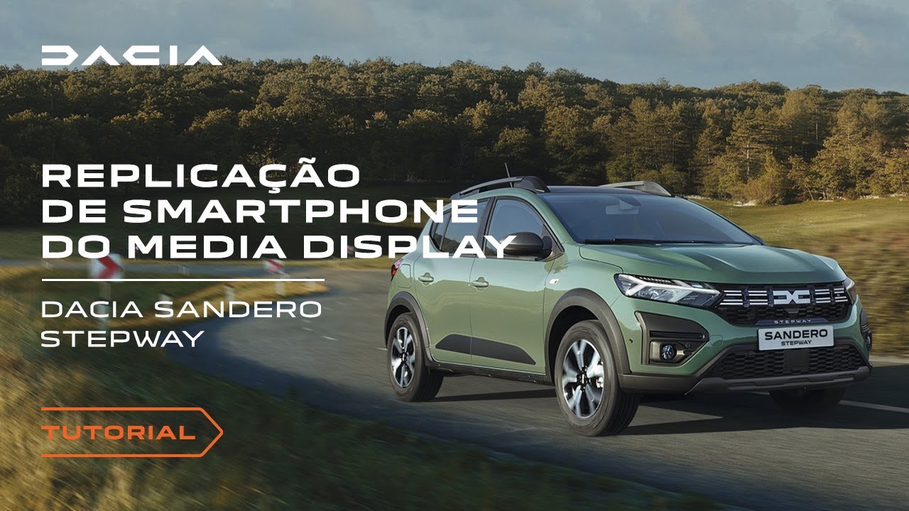 Sandero e Sandero Stepway - Replicação de smartphone Media Display