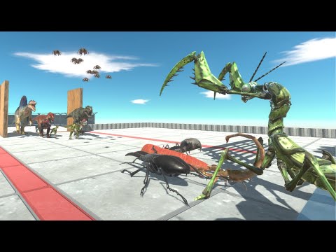 Updated Giant Invertebrates Army vs all Factions Animal Revolt Battle Simulator