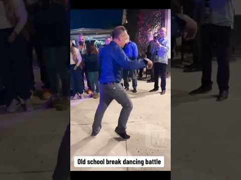 Old school break dancing battle "poppin" #breakdance #oldschool