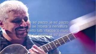 Pino Daniele &quot;Je se pazzo&quot; con testo