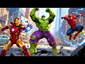 SPIDER MAN IRON MAN HULK GAME ANIMATION ️ ‍ ️