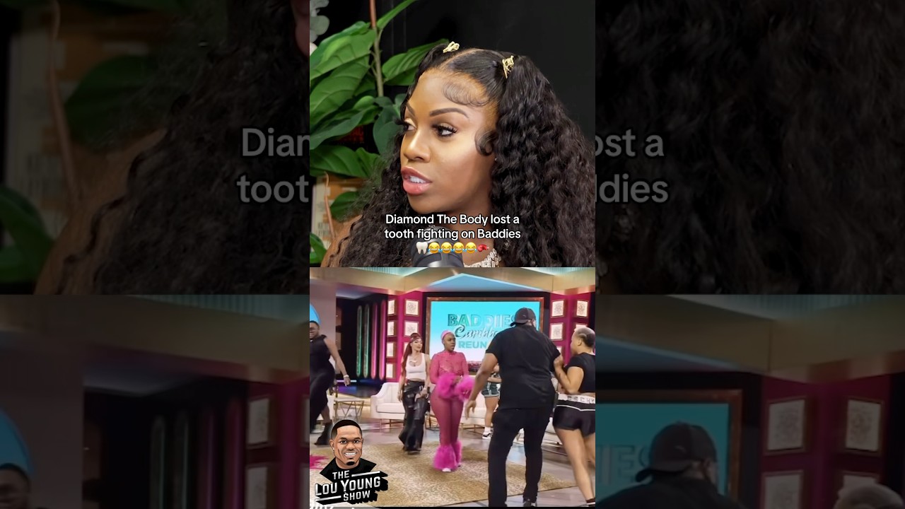Diamond The Body lost a tooth fighting on Baddies. 🦷😂😂😂🥊 #shorts @DiamondTheBody