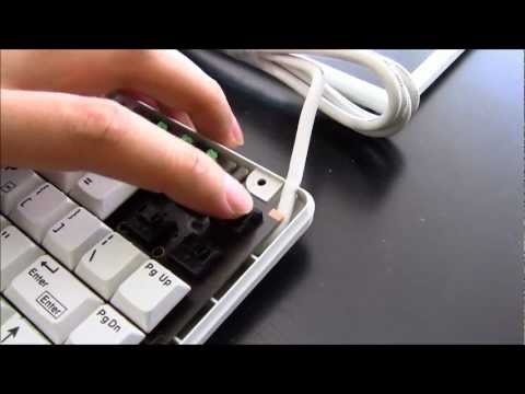 CHERRY G84-4100 klaviatūra USB QWERTZ Vokiečių Juoda video