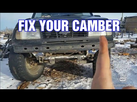 Part of a video titled HOW TO FIX YOUR CAMBER!! - YouTube