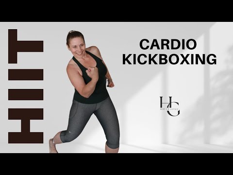 25 Min CARDIO KICKBOXING WORKOUT | No Equipment STANDING HIIT