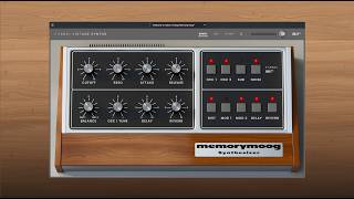 Video thumbnail for AIR Fabric Vintage Memorymoog - Walkthrough by AIR Music Tech