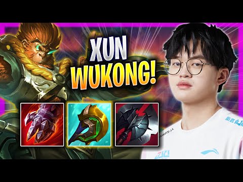 XUN CHILLING WITH WUKONG! - BLG Xun Plays Wukong JUNGLE vs Graves! | Bootcamp 2023