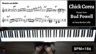 A Lick A Week! 91st Week: Chick Corea's Intro on "Bud Powell"