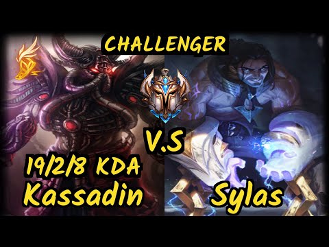 Sertuss (KASSADIN) vs SYLAS - 19/2/8 KDA MID CHALLENGER GAMEPLAY - EUW