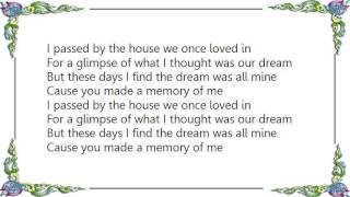 Emmylou Harris - You Made a Memory of Me Lyrics