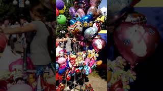 Йошкар-Ола, парк культуры и отдыха в День города (11.08.2018г.) воздушные шарики..:-)