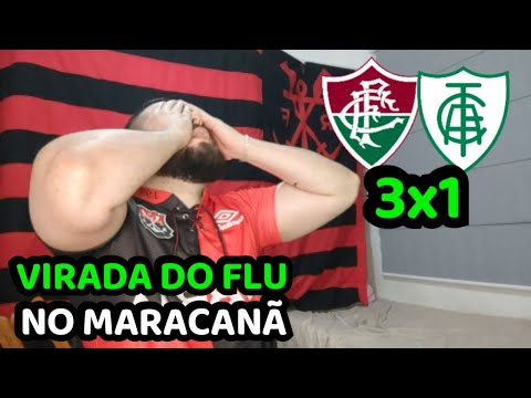 REACT MELHORES MOMENTOS FLUMINENSE 3X1 AMÉRICA MG - FLUMINENSE VIRA COM GOLS DE KENNEDY E CANO