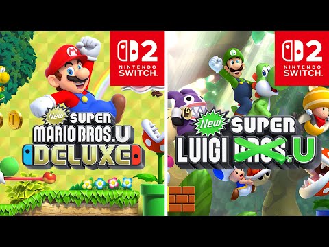 New Super Mario Bros. U Deluxe + New Super Luigi U (Switch 2) - Full Game 100% Walkthrough