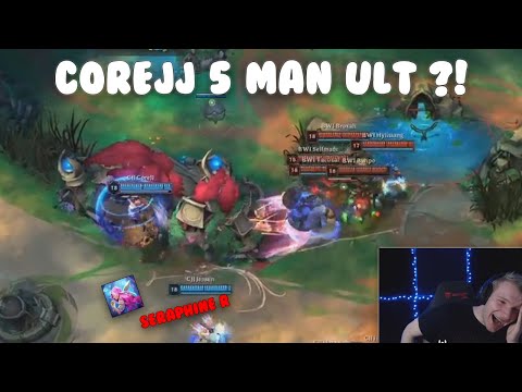 COREJJ 5 Man Super Seraphine Ultimate 'R' Hard Carry !! | Jankos So Sad Of Losing ? | LOL Highlights