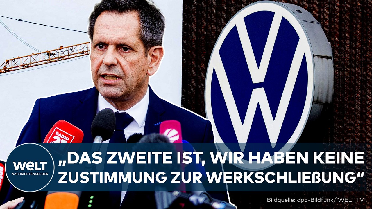 VOLKSWAGEN-KRISE: Keine Zustimmung zur Werkschließung! Olaf Lies kämpft für die VW-Standorte