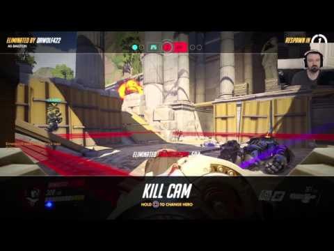 Overwatch Beta gameplay pt16 - He Was So Nice, I'll Play Him TWICE