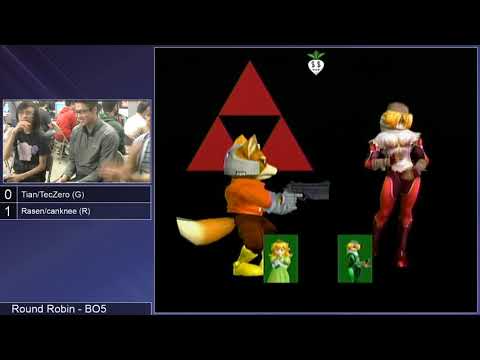 SG 20.5 SSBM - canknee/Rasen (Red) vs. TecZero/Tian (Green) - Melee Doubles RR