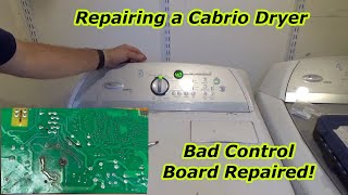 Whirlpool Cabrio Dryer Repair - Motor Won't Start
