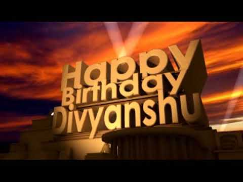 Happy Birthday Divyanshu