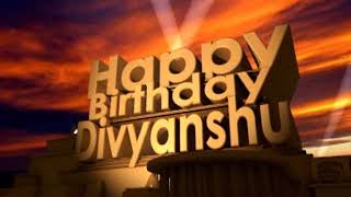 Happy Birthday Divyanshu