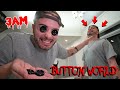 I ENTERED THE BUTTON WORLD UNDER DISGUISE AT 3 AM!! *ACTUALLY WORKED*