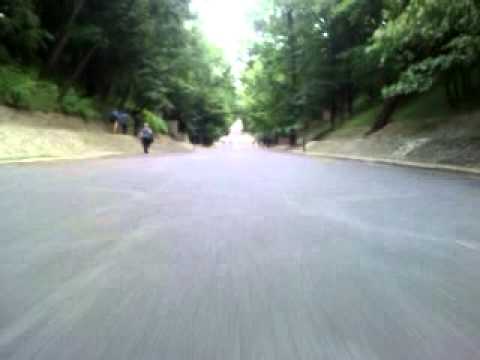 Longboard downhill Warszawa Agrykola