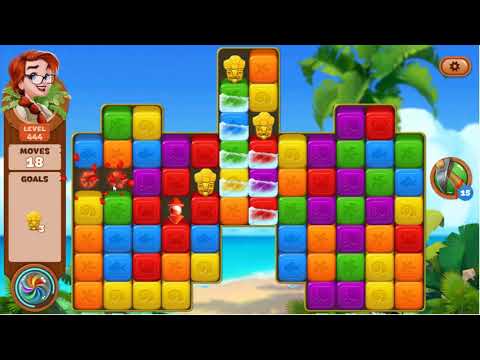 Lost Island Blast Adventure Level 444 - No Boosters