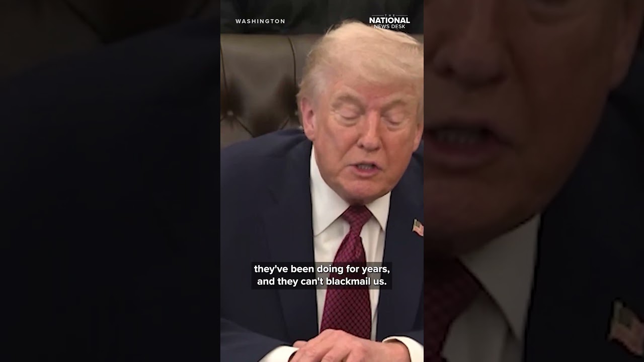 ‘They can’t BLACKMAIL us,’ Trump says of Iran