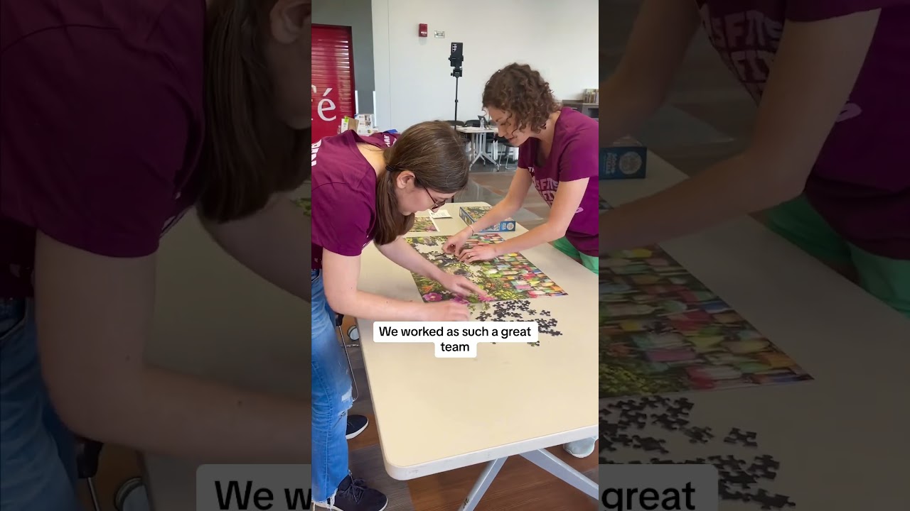 Can we win this pairs puzzle competition? 👯‍♀️🧩