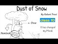 Dust Of Snow Class 10 In Hindi First Flight Poem Dust Of Snow By Robert Frost Rkkilines