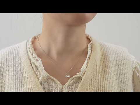 Colier din Argint 925 cu perle de cultură cadou elegant Valentine’s Day, Mărțișor, 8 Martie, Craciun