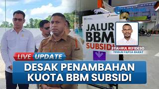 Soroti Antrean Panjang di SPBU, Bupati Teluk Bintuni Minta Tambahan Kuota BBM Subsidi