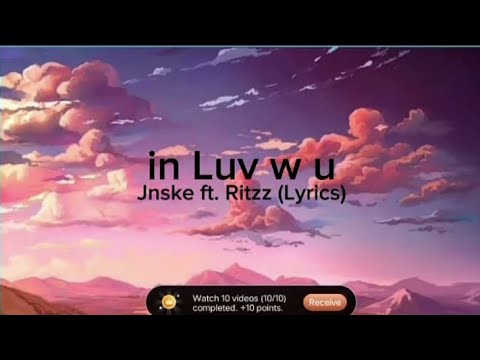 in Luv w u - Jnske ft. Ritzz (slowed + reverb) [Lyrics]