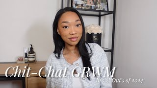Chit Chat GRWM| In's & Out's of 2024 💫 not following trends ,no alcohol & zodiac signs are demonic?