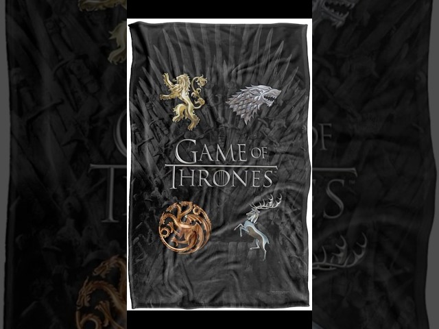 Vídeo relacionado con GAME OF THRONES Blanket, 152 x 127 cm, Westeros Map, Silky Touch Super Soft Throw Blanket