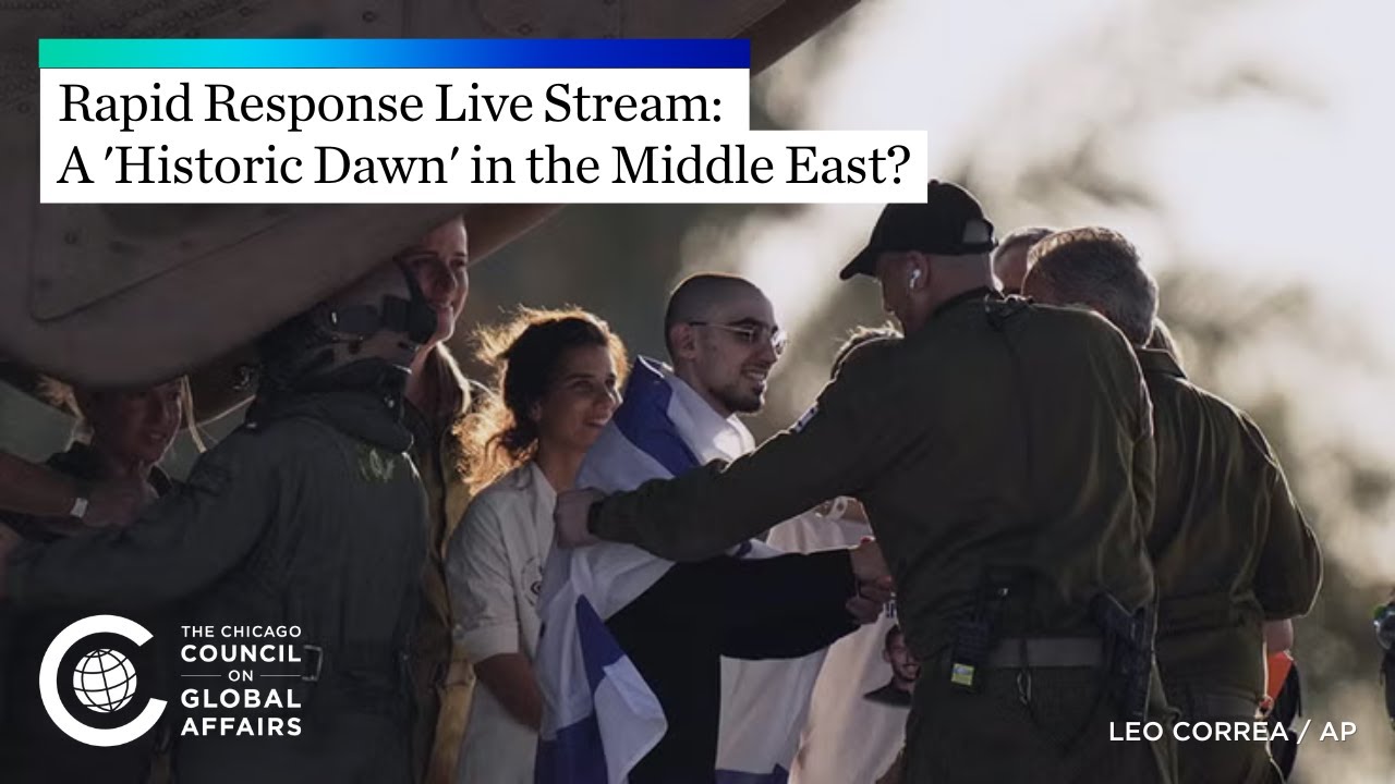 Rapid Response Live Stream: A 'Historic Dawn' in the Middle East?