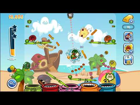 Papa Pear Saga Level 858 ~ no boosters (20 papas used, 4 fruits)