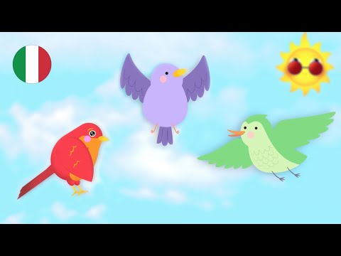 FILASTROCCA DEGLI UCCELLINI COLORATI - È l'ora della pappa!