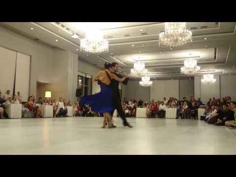  Vanesa Villalba  and  Facundo Piñero  are  dancing  to  "  Esta Noche De Luna  "  by  Osvaldo Pugliese  at  Istanbul Tango Festival  in  2016
